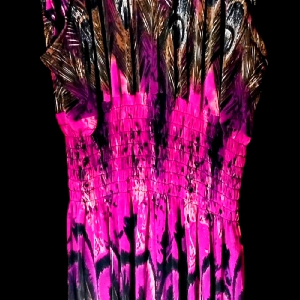 Purple Asymmetrical Embellished Sleeveless Tank Top - Picture 3 of 5